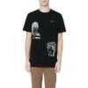 C/O VIRGIL ABLOH Small Character Pattern Printing Short Sleeve Ordinary Version Black