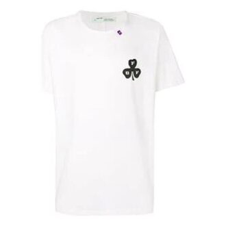 C O VIRGIL ABLOH Splash Ink Graffiti Short Sleeve