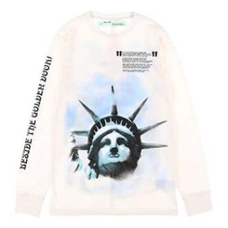 C O VIRGIL ABLOH Statue of Liberty Sweater “Black White Blue”
