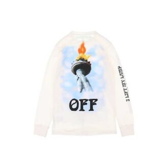 C O VIRGIL ABLOH Statue of Liberty Sweater “Black White Blue”