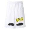 C O VIRGIL ABLOH Tiger Stripes Shorts White