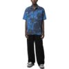 Camo Poplin Holiday Shirt “Blue”