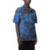 Camo Poplin Holiday Shirt “Blue”