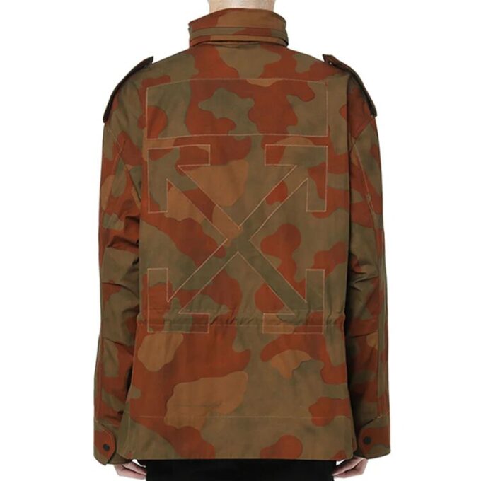 Camouflage Cotton Oversize Field Jacket