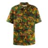 Camouflage Printing Short Sleeve Shirt Version Green
