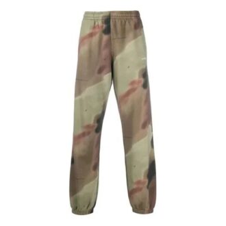 Camouflage Printing Sports Pants Green