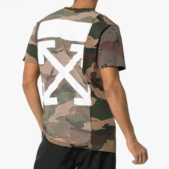 Camouflage Reconstructured Camo Short Sleeve