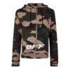 Camouflage Zipper Jacket Green