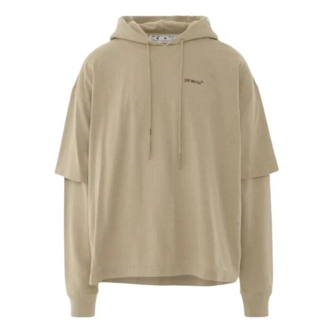 Caravaggio Arrow Double Hooded T-Shirt “Dark Sand”
