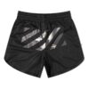 Caravaggio Arrow Mesh Track Shorts Black
