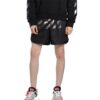 Caravaggio Arrow Mesh Track Shorts Black