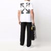 Caravaggio Arrow Pattern Short Sleeve White