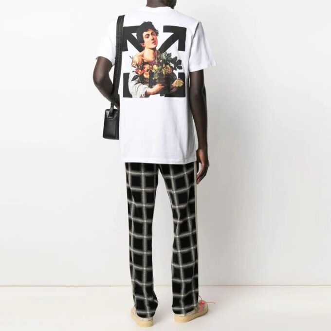 Caravaggio Boy Slim Tee “White/Black”