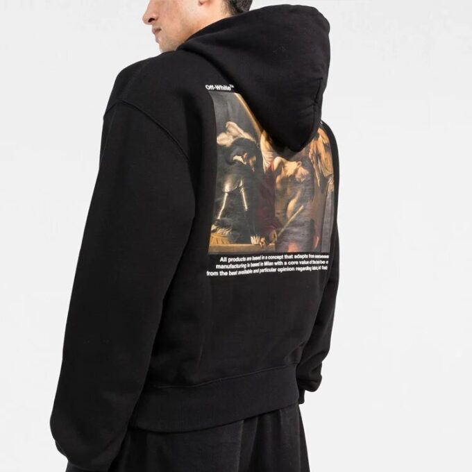 Caravaggio Crowning Over-Print Hoodie