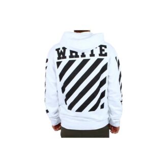Caravaggio Hooded Pullover Men White