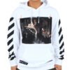 Caravaggio Hooded Pullover Men White