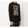 Caravaggio Multi-Color Our Lady Painting Arrow Long Sleeves Ordinary Version Black