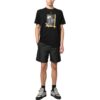 Caravaggio Printed Cotton T-shirt Black