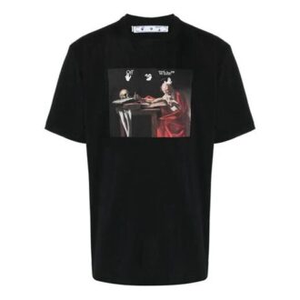 Caravaggio Short-Sleeve Over Tee “Black/Red”