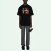 Caravaggio Short-Sleeve Over Tee “Black/Red”
