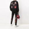 Caravaggio Slim Crewneck “Black/Red”