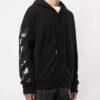 Caravaggio Square Slim Zip Hoodie “Black/Multicolor”