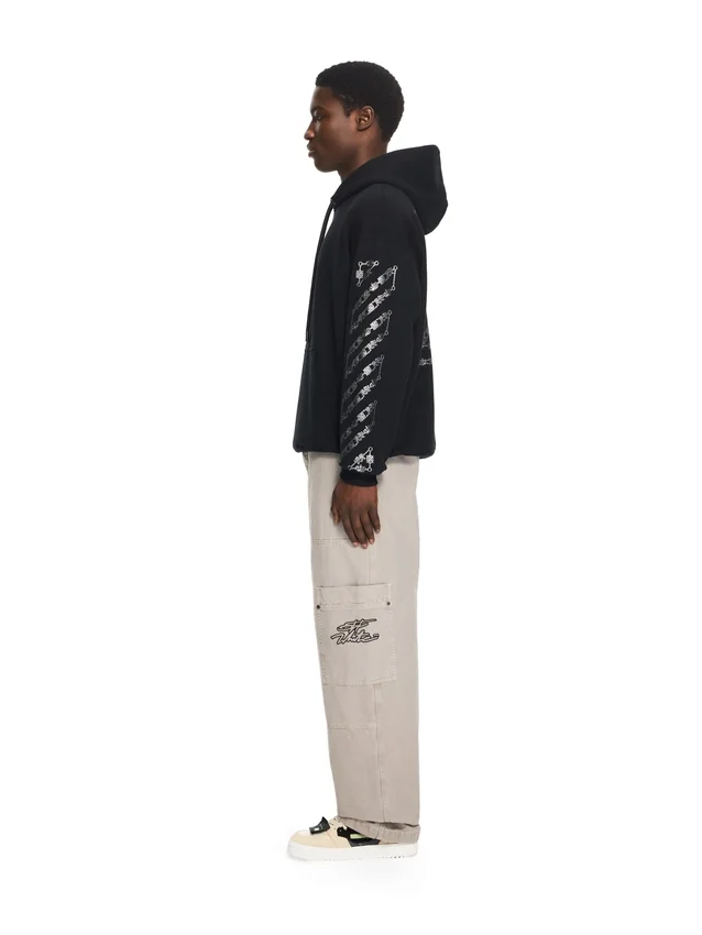 Chain Arrow Diagonal Skate Hoodie Chain Arrow Diagonal Skate Hoodie