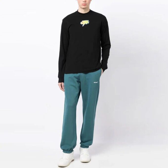 Chain Arrow Slim Sweatpants “Duck Green