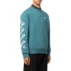 Chain Arrows Printing Round Neck Blue