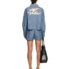 Chambray Denim Pajama Shirt