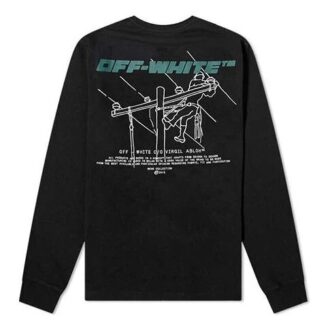 Character Alphabet Long Sleeves Black