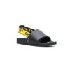 Character Slippers Fashion Sandals Black Yellow