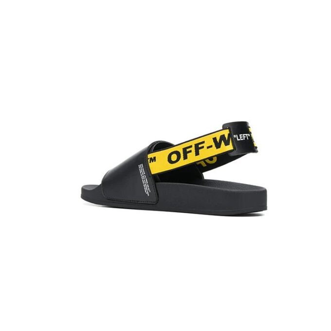 Character Slippers Fashion Sandals Black Yellow