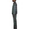 Check Jacquard Skate Coach Denim Jacket