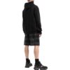 Check-Print Shorts “Black Grey”