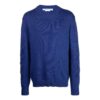 Checkerboard Logo Intarsi Knit Jumper