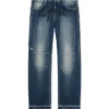 Cherry Diagonal Twist Stack Jeans Cherry Diagonal Twist Stack Jeans