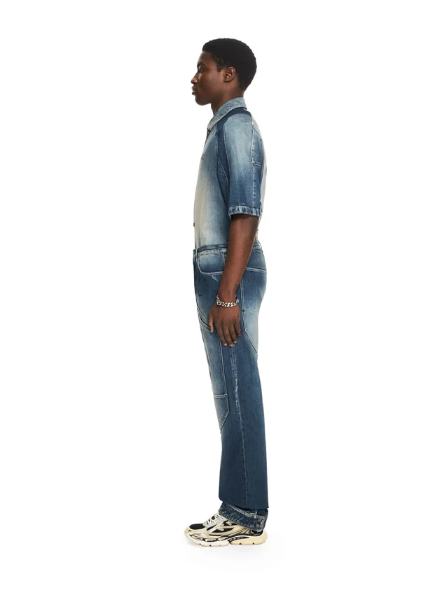 Cherry Diagonal Twist Stack Jeans Cherry Diagonal Twist Stack Jeans