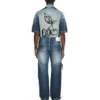 Cherry Diagonal Twist Stack Jeans Cherry Diagonal Twist Stack Jeans