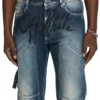 Cherry Diagonal Twist Stack Jeans Cherry Diagonal Twist Stack Jeans