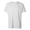 Chest Alphabet Logo Slim Fit Short Sleeve Gray