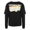 Chest Micro Mark Long Sleeves Black