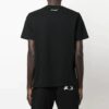 Chest Printing Short Sleeve Black