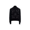 Chevron Varsity Baseball Jacket Men Black