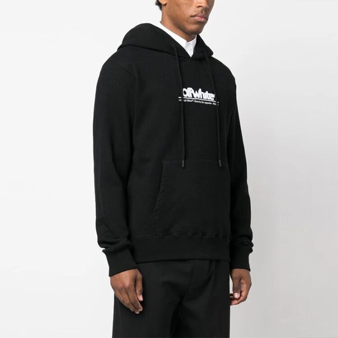 Chunky Logo Hoodie “Black”