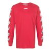 Classic Alphabet Logo Pattern Round Neck Version Red