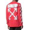 Classic Alphabet Logo Pattern Round Neck Version Red
