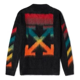 Classic Arrow Logo Printing Pullover Knit Black