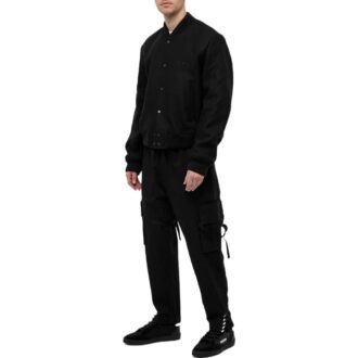 Classic Diagonal Varsity Jackets “Black”
