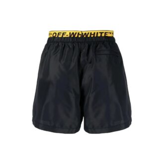 Classic Industrial logo-trim Swim Shorts
